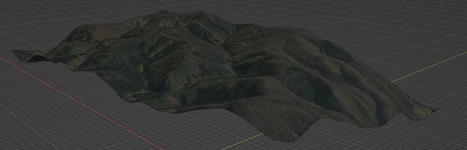 Mountains mountain Free low-poly 3D model