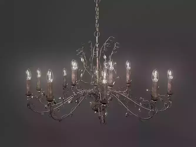 Antique Bronze Chandelier