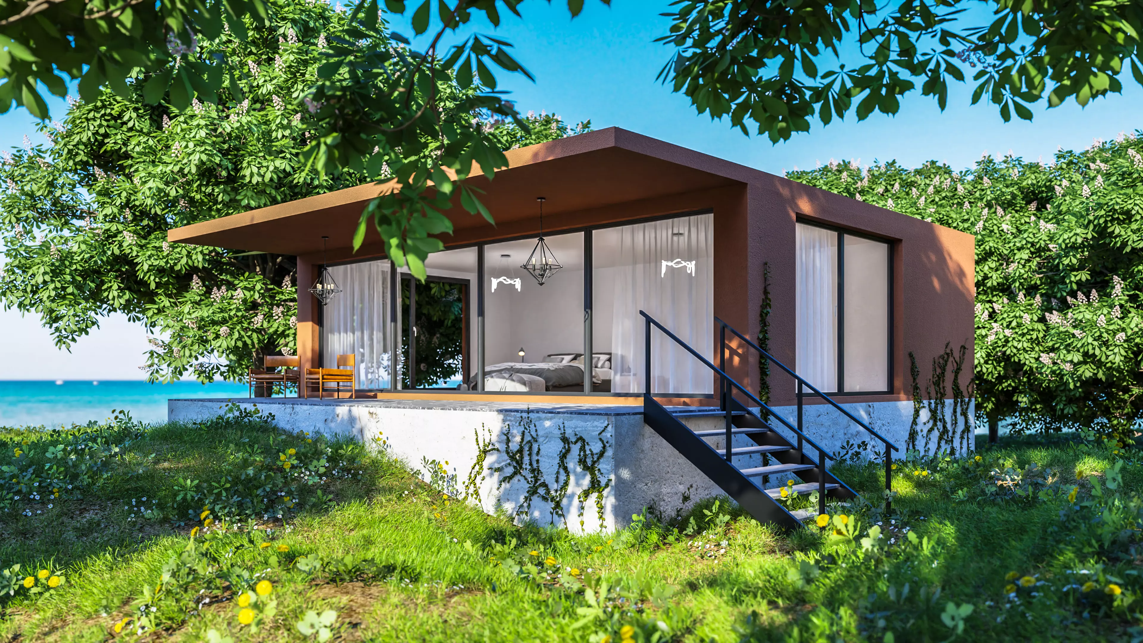 Blender Environment Scene Low-poly 3D model_0