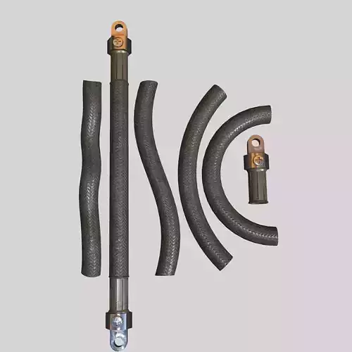 Hydraulic pipeline V2 3D model Hydraulic pipeline V2 3D model