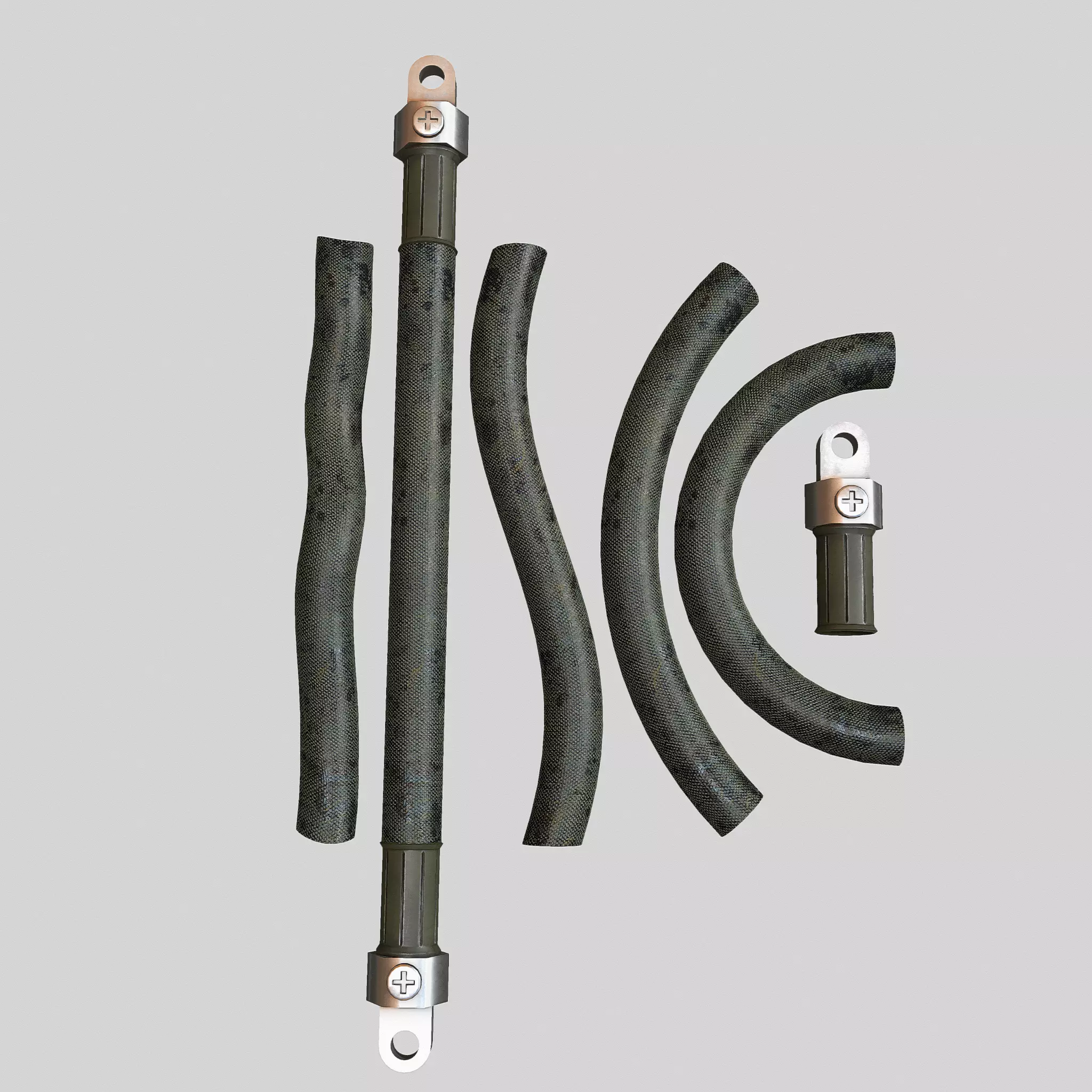 Hydraulic pipeline V3 3D model_0