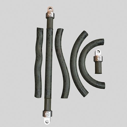 Hydraulic pipeline V3 3D model