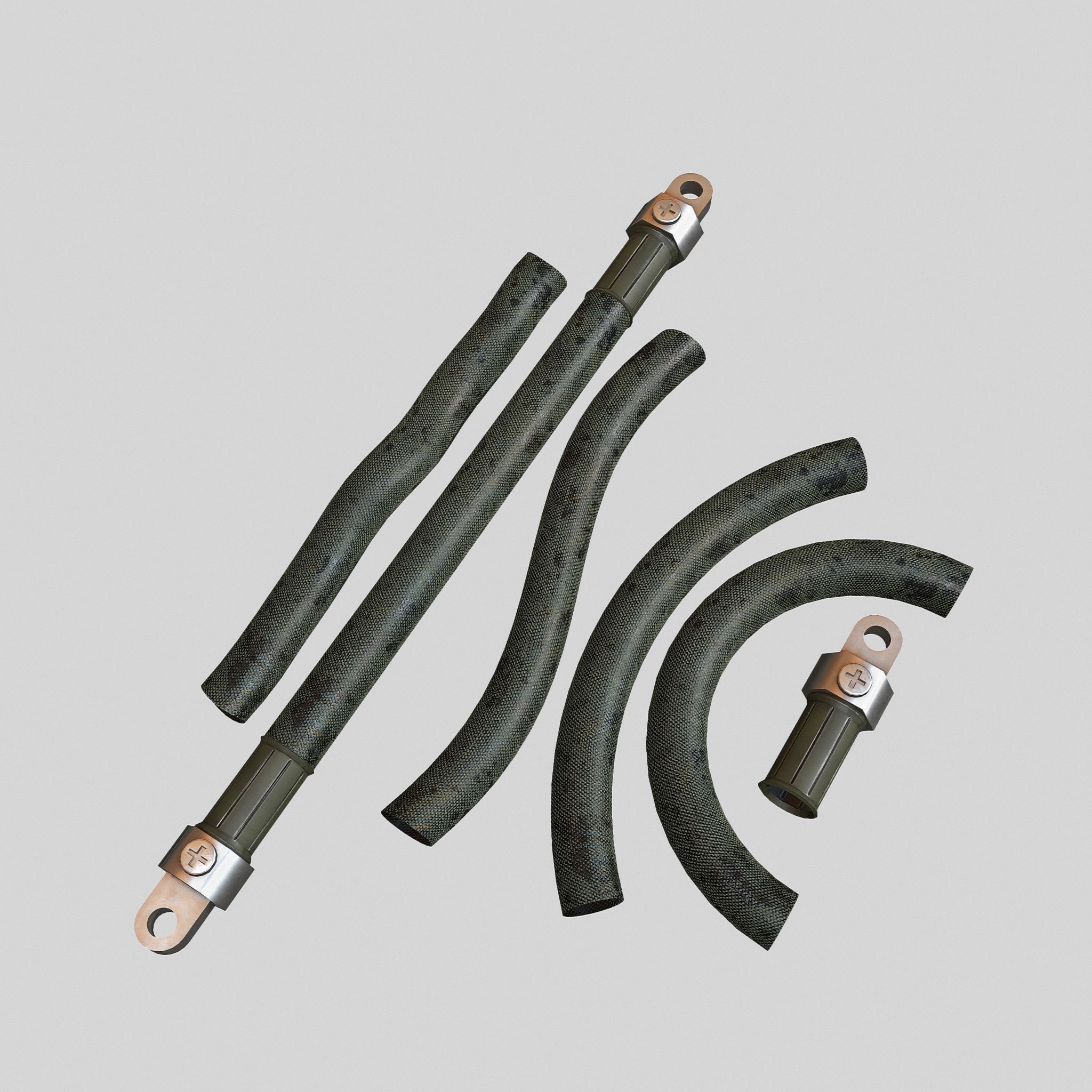 Hydraulic pipeline V3 3D model_3