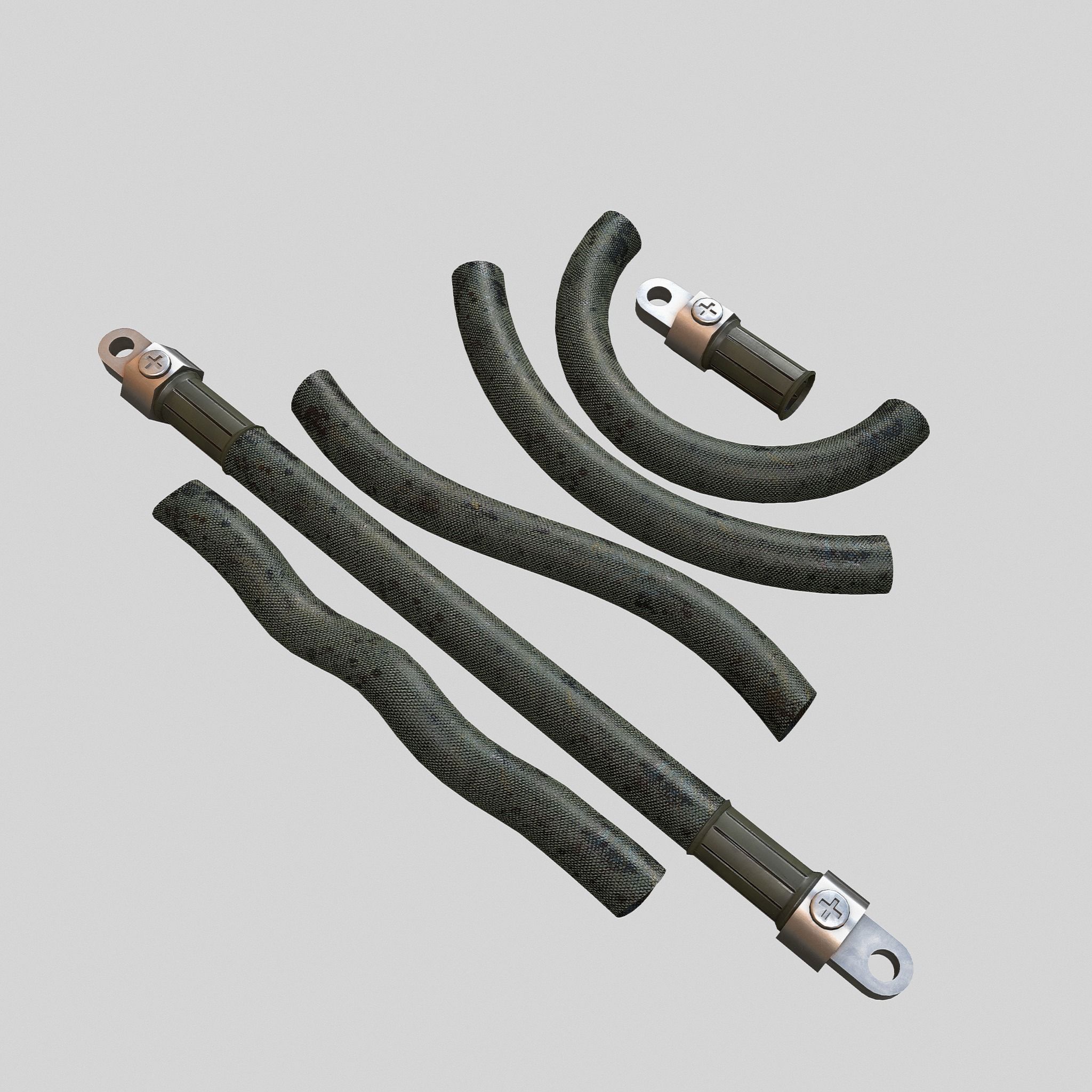 Hydraulic pipeline V3 3D model_2