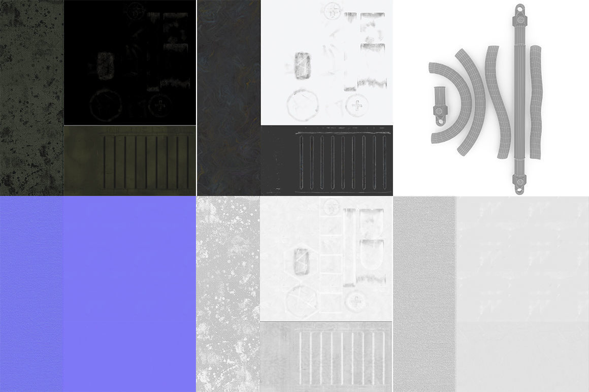 Hydraulic pipeline V3 3D model_7