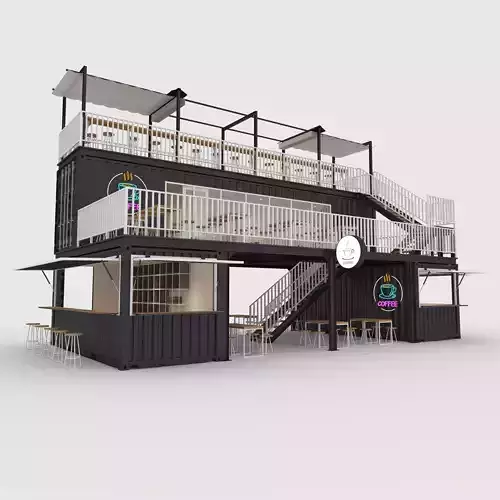 Container Cafe 2 3D model