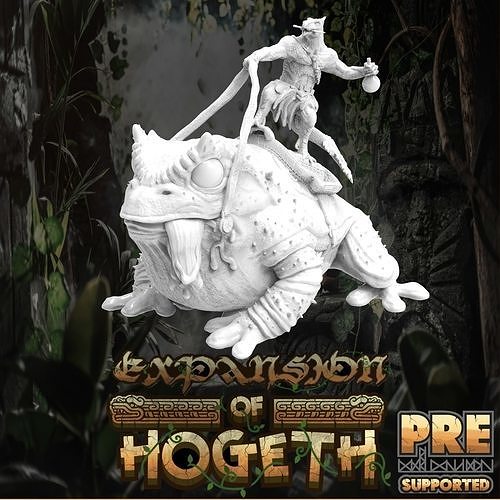 Lizardfolk Frogzerker 3D print model