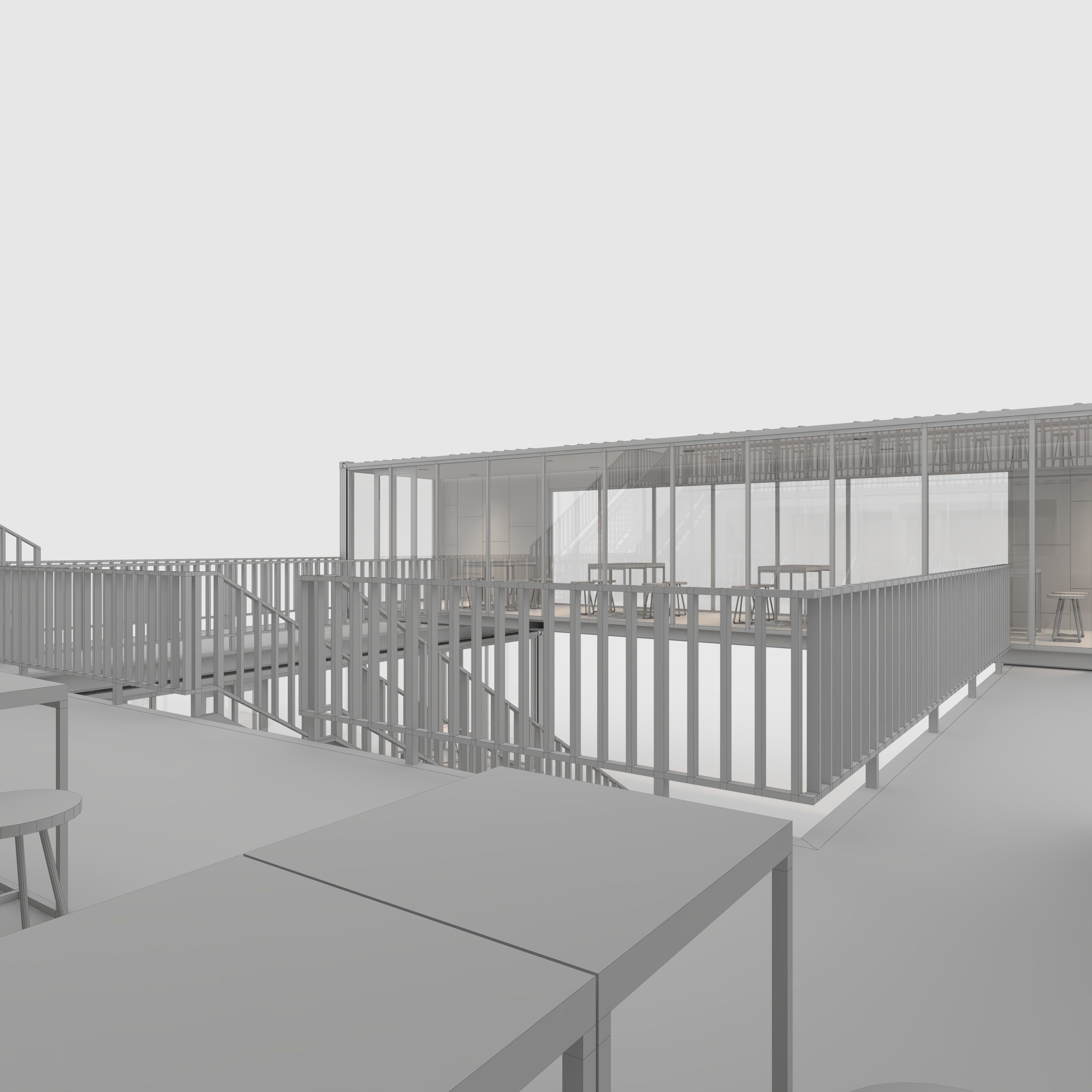 Container Cafe 3 3D model_35