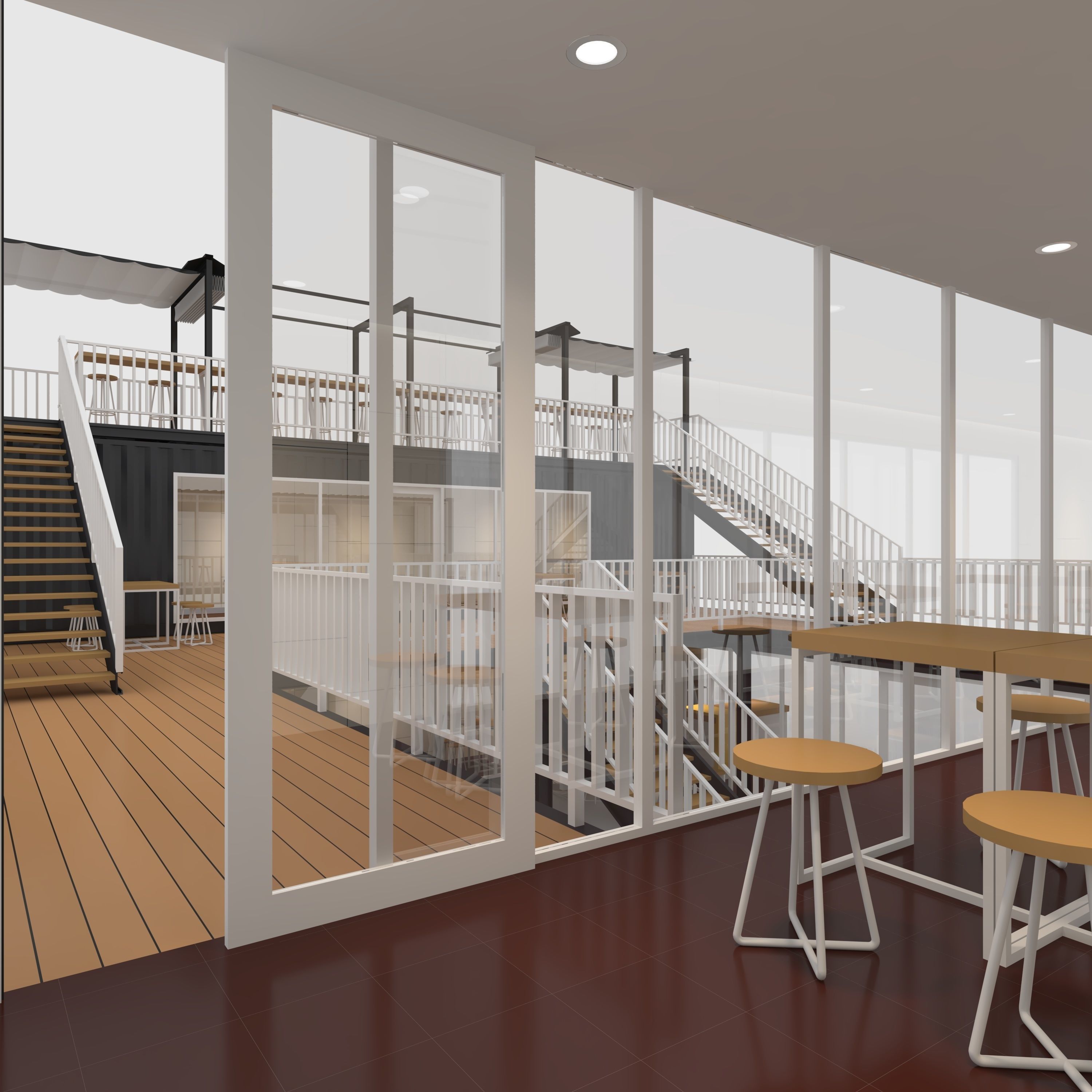 Container Cafe 3 3D model_30