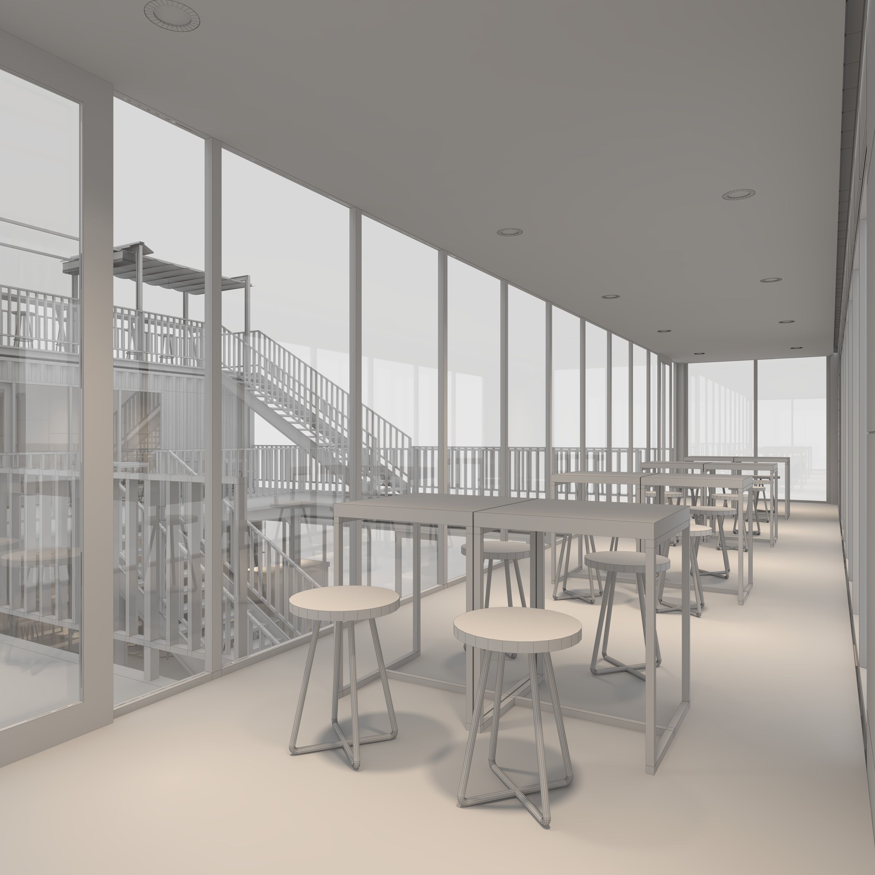 Container Cafe 3 3D model_29