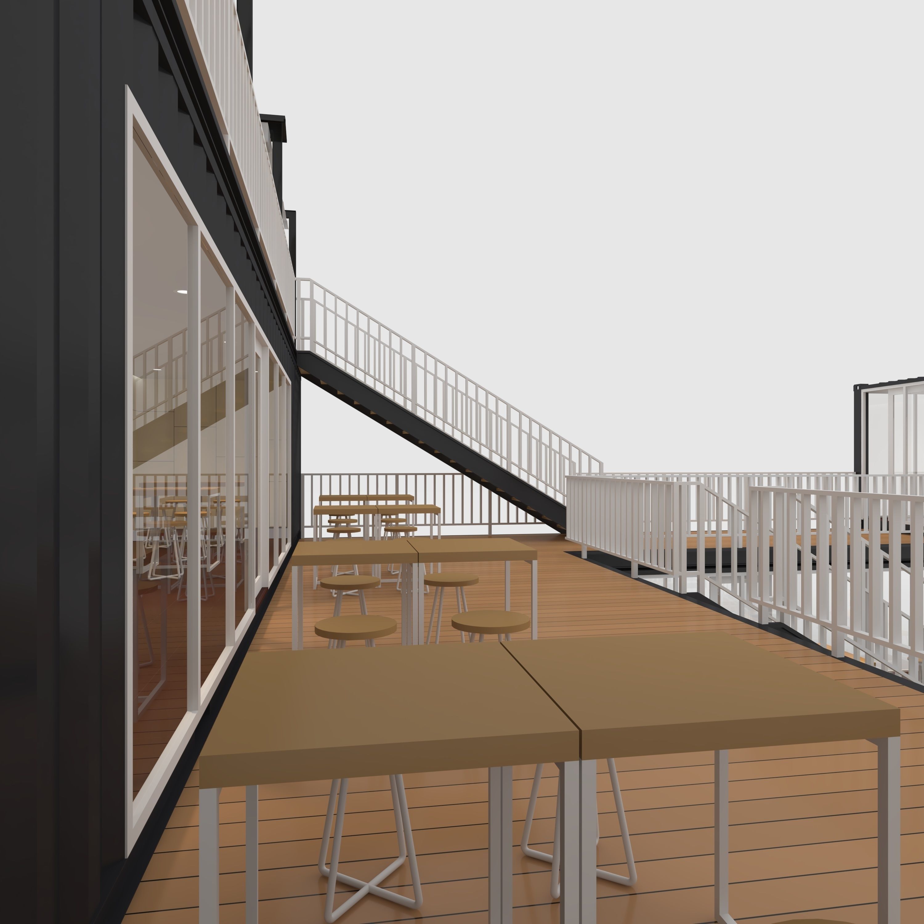 Container Cafe 3 3D model_36