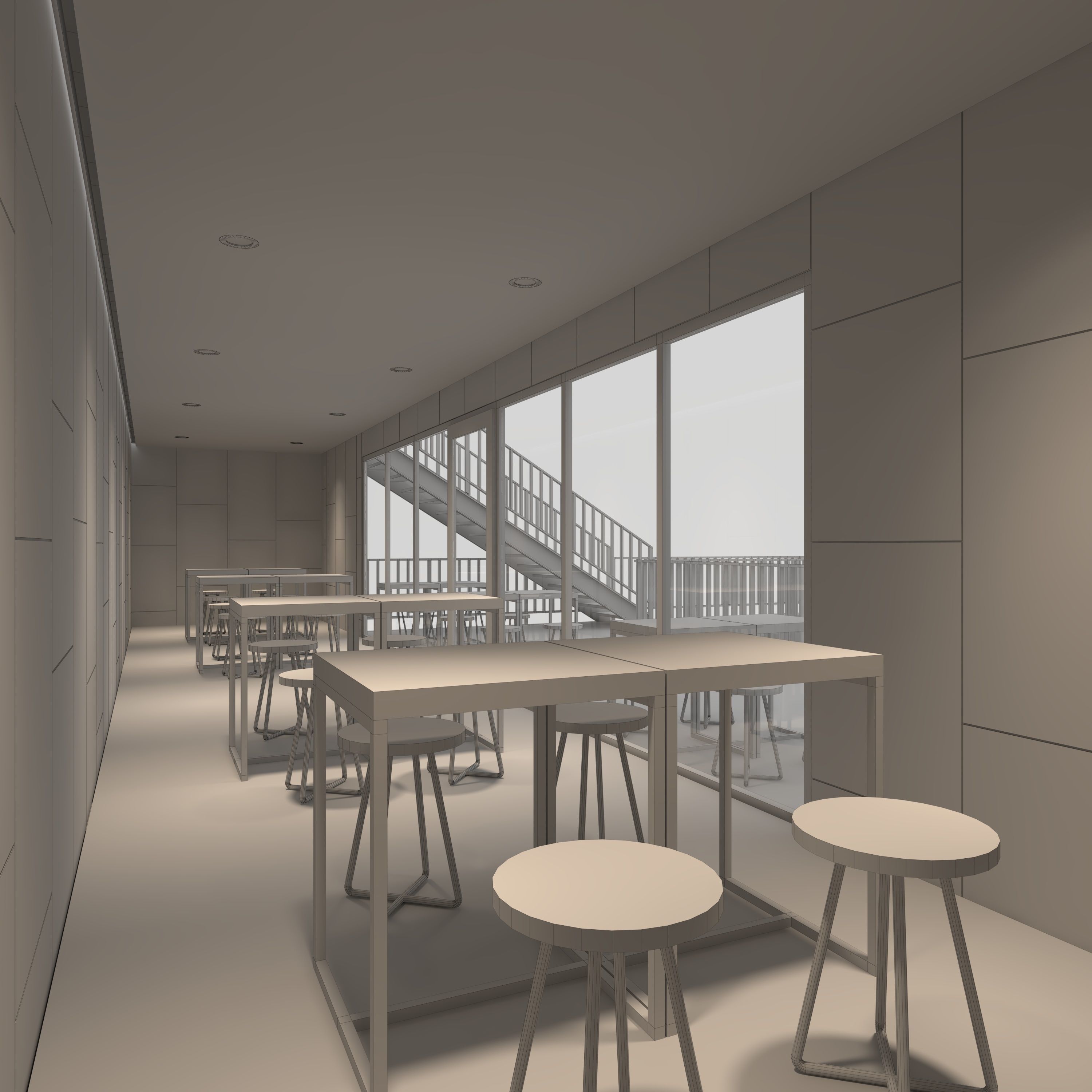 Container Cafe 3 3D model_39