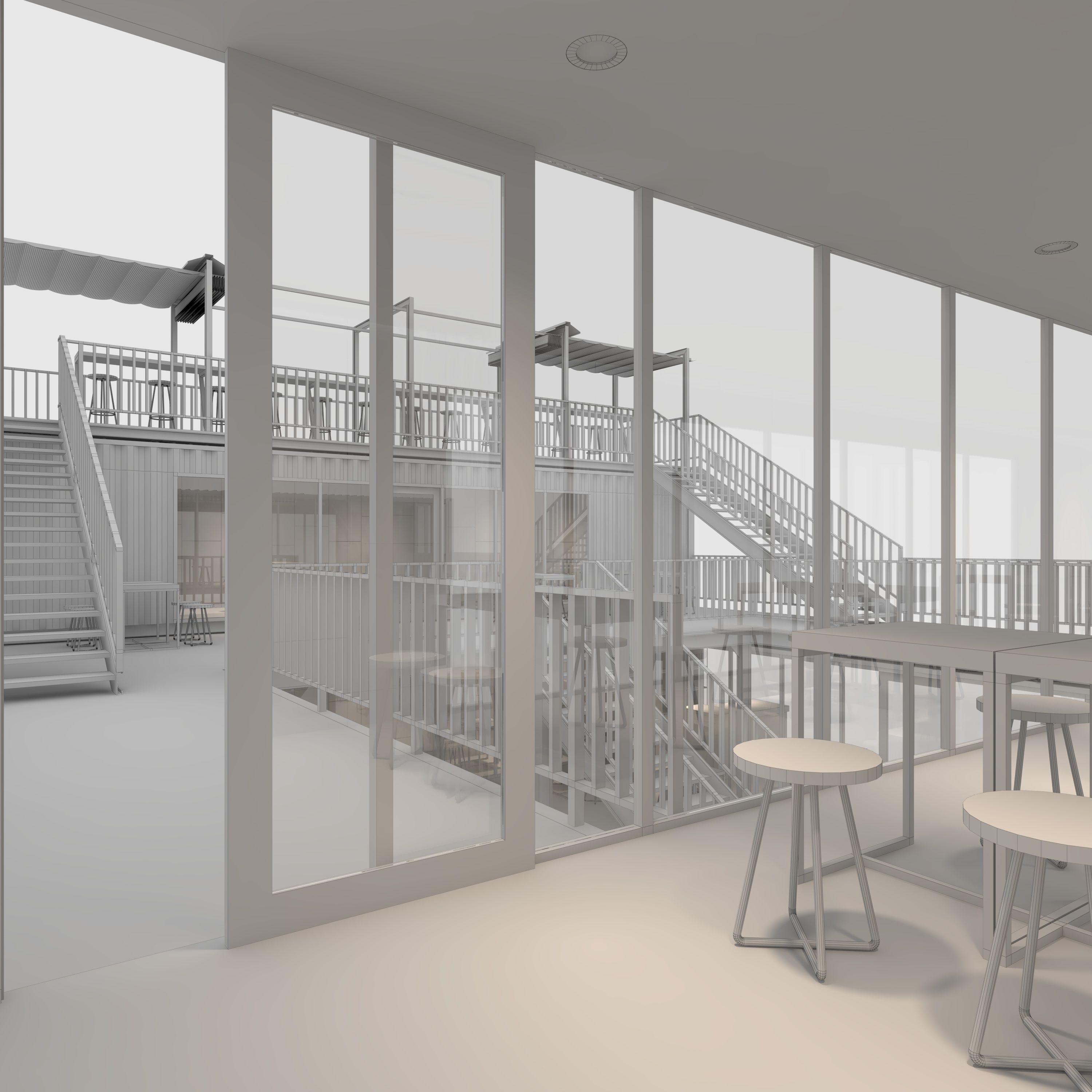 Container Cafe 3 3D model_31