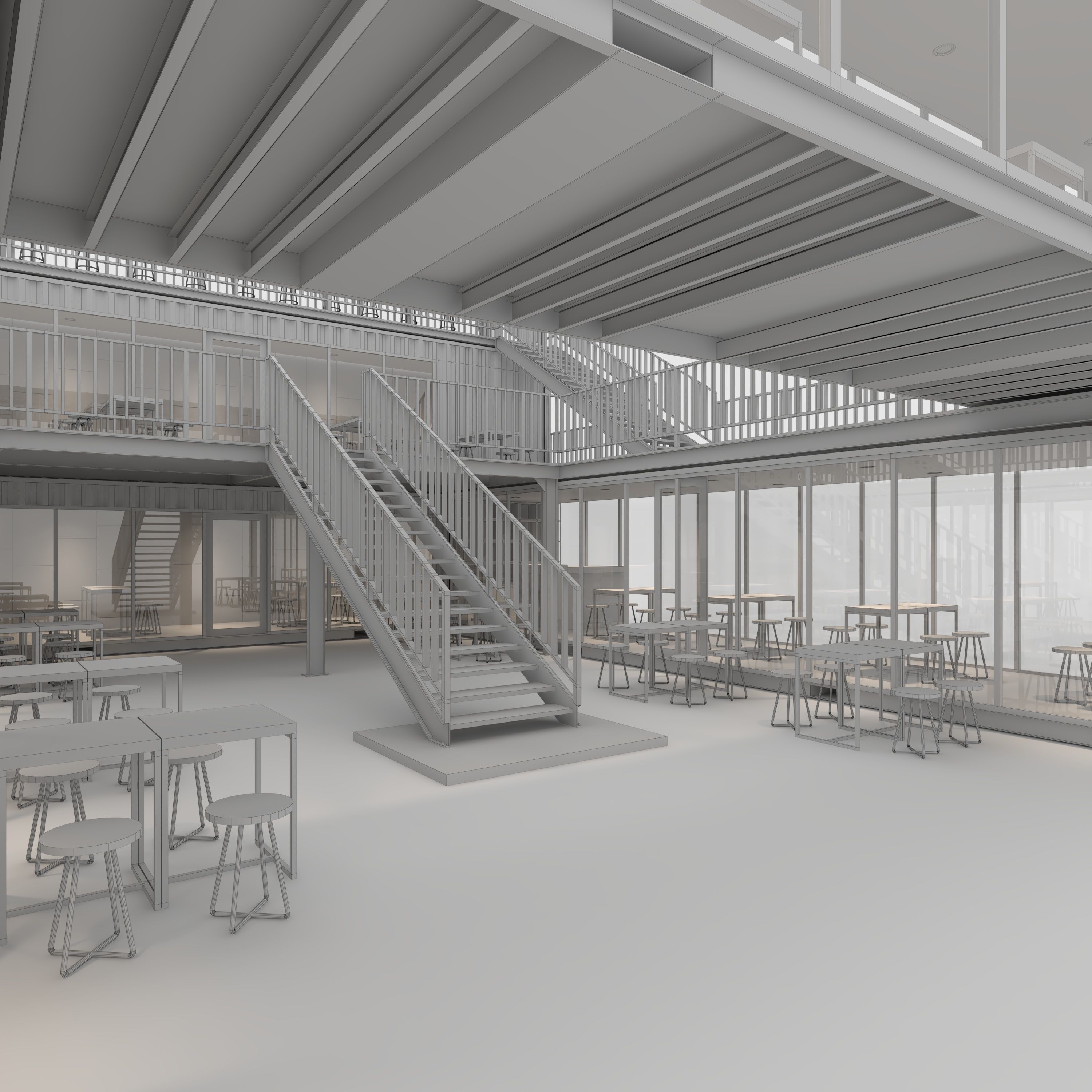 Container Cafe 3 3D model_19