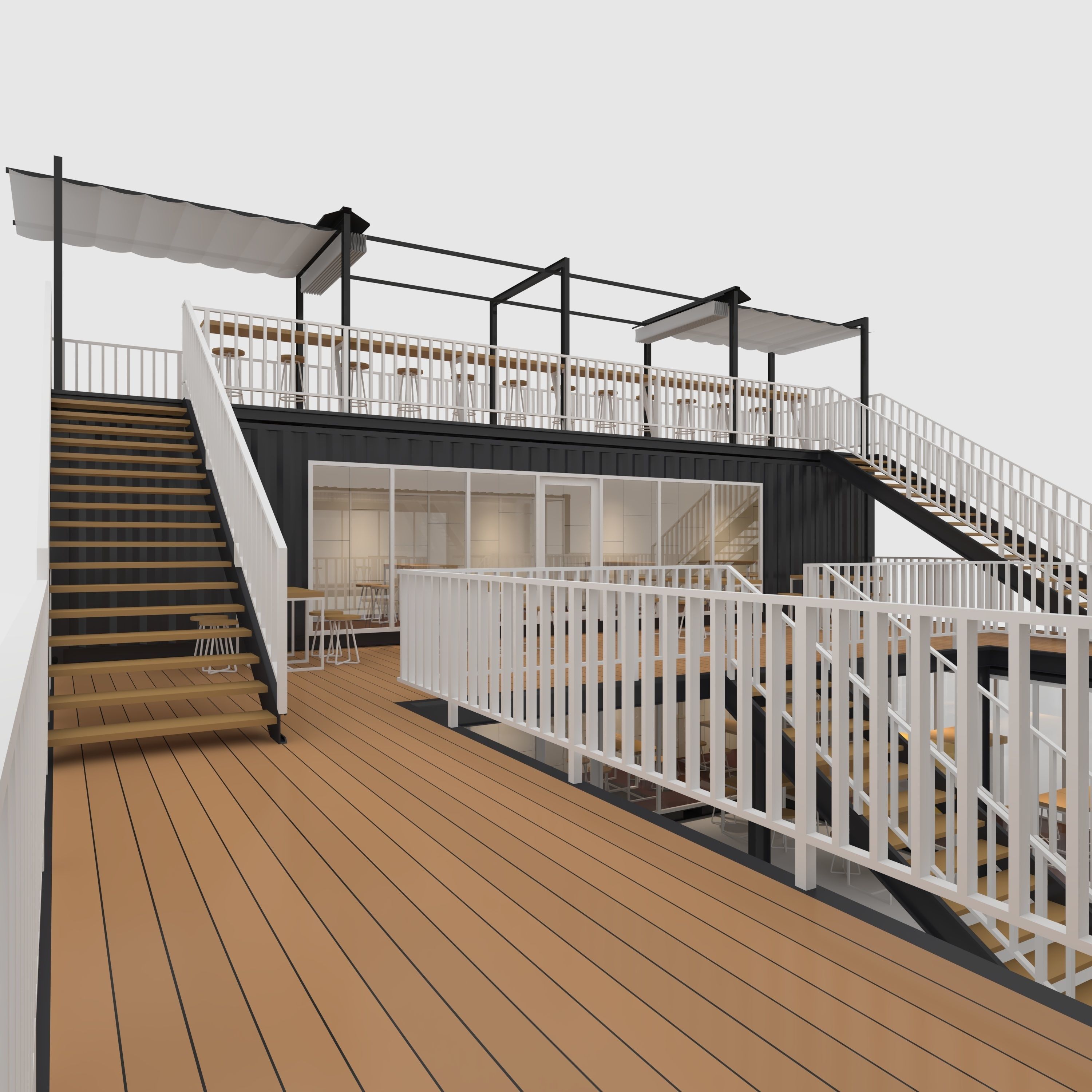 Container Cafe 3 3D model_32