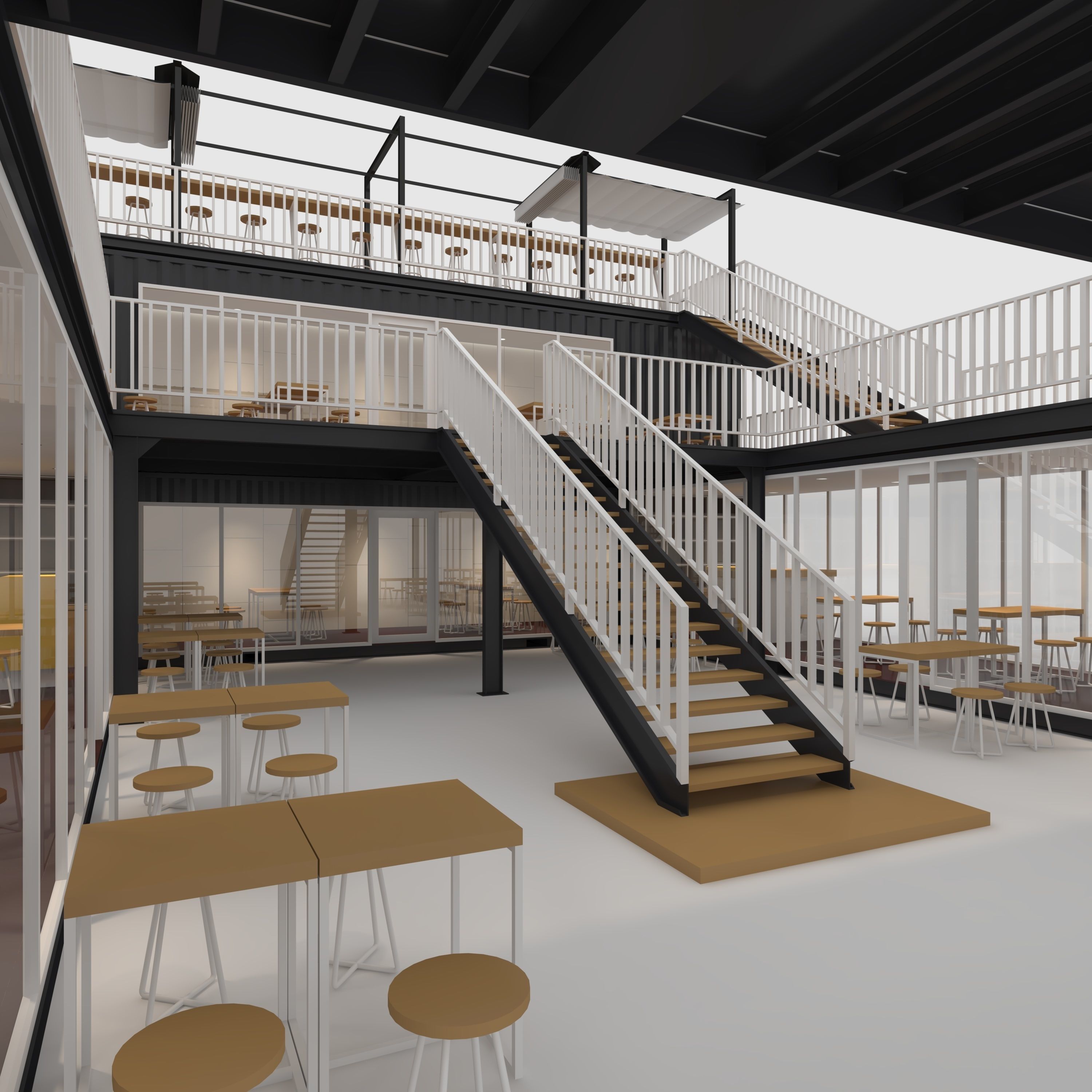 Container Cafe 3 3D model_20