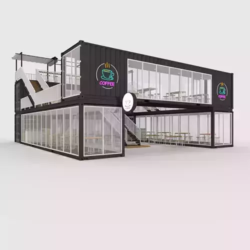 Container Cafe 3 3D model