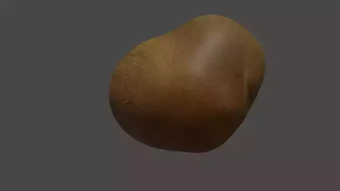 Potato - low poly banana