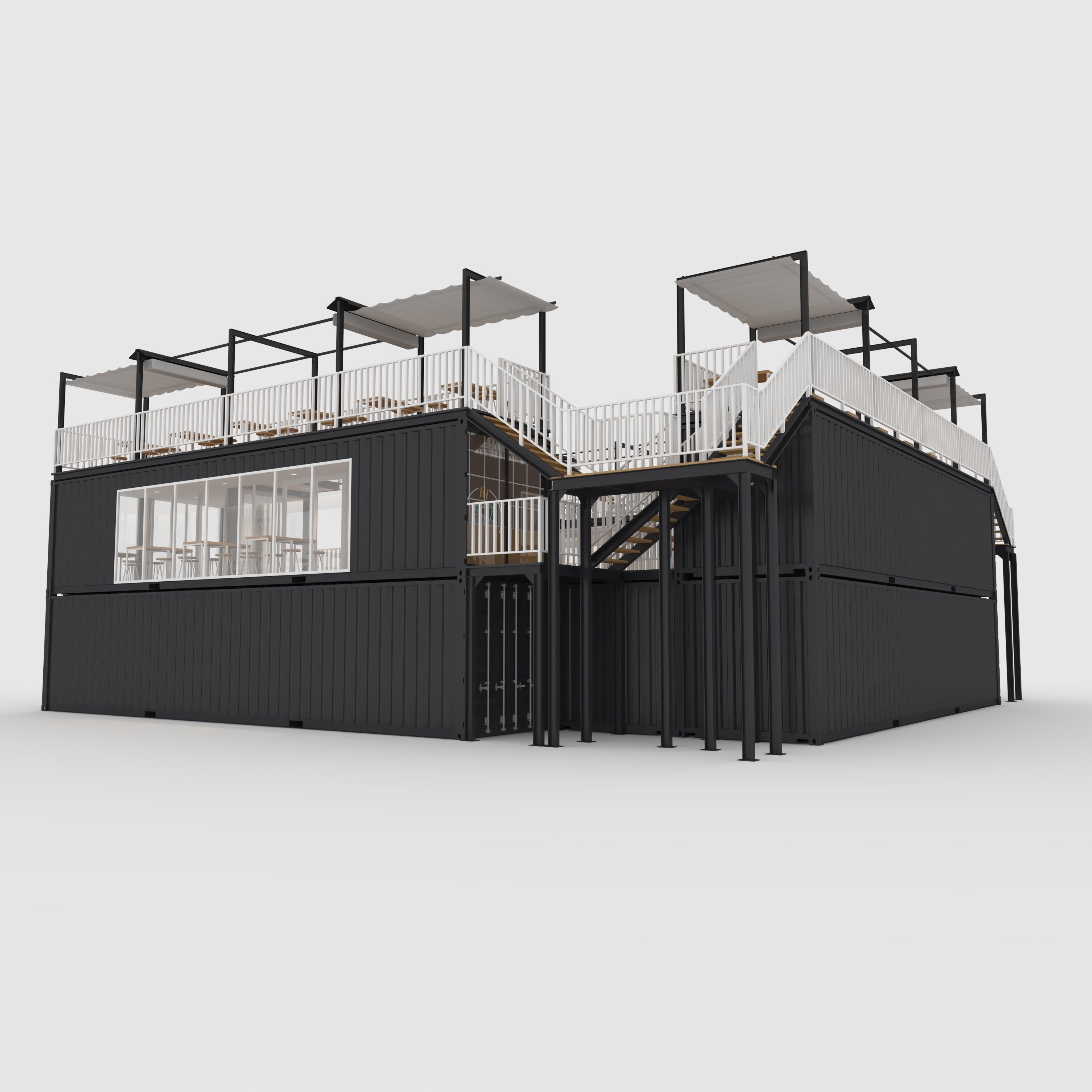 Container Cafe 4 3D model_6
