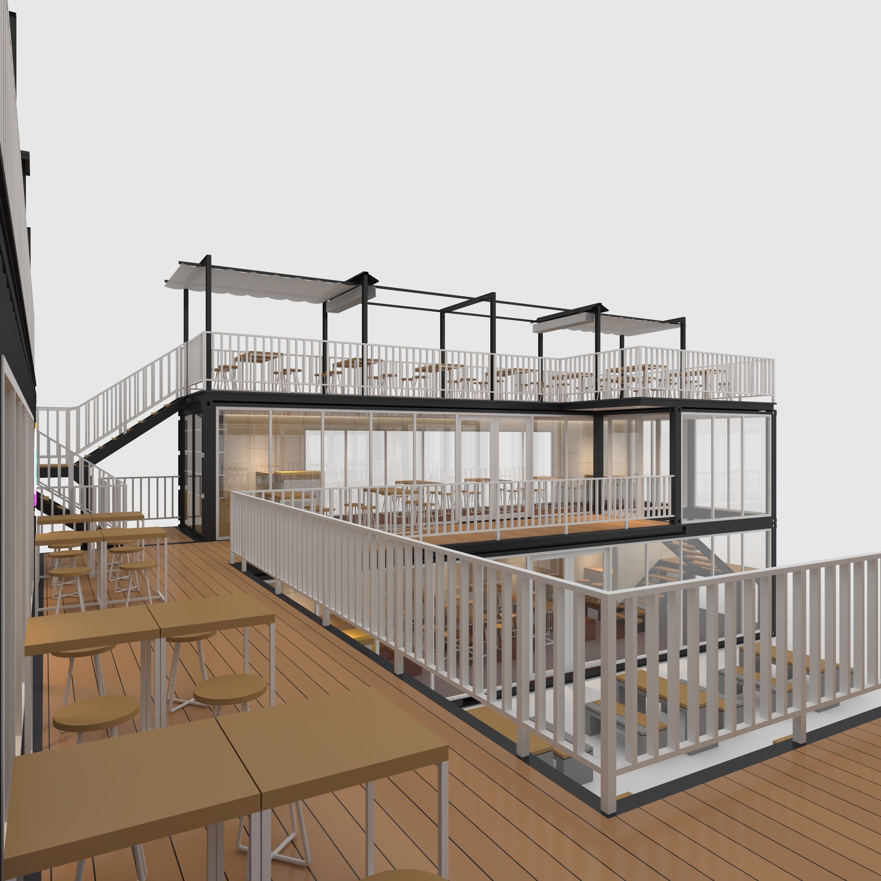 Container Cafe 4 3D model_34