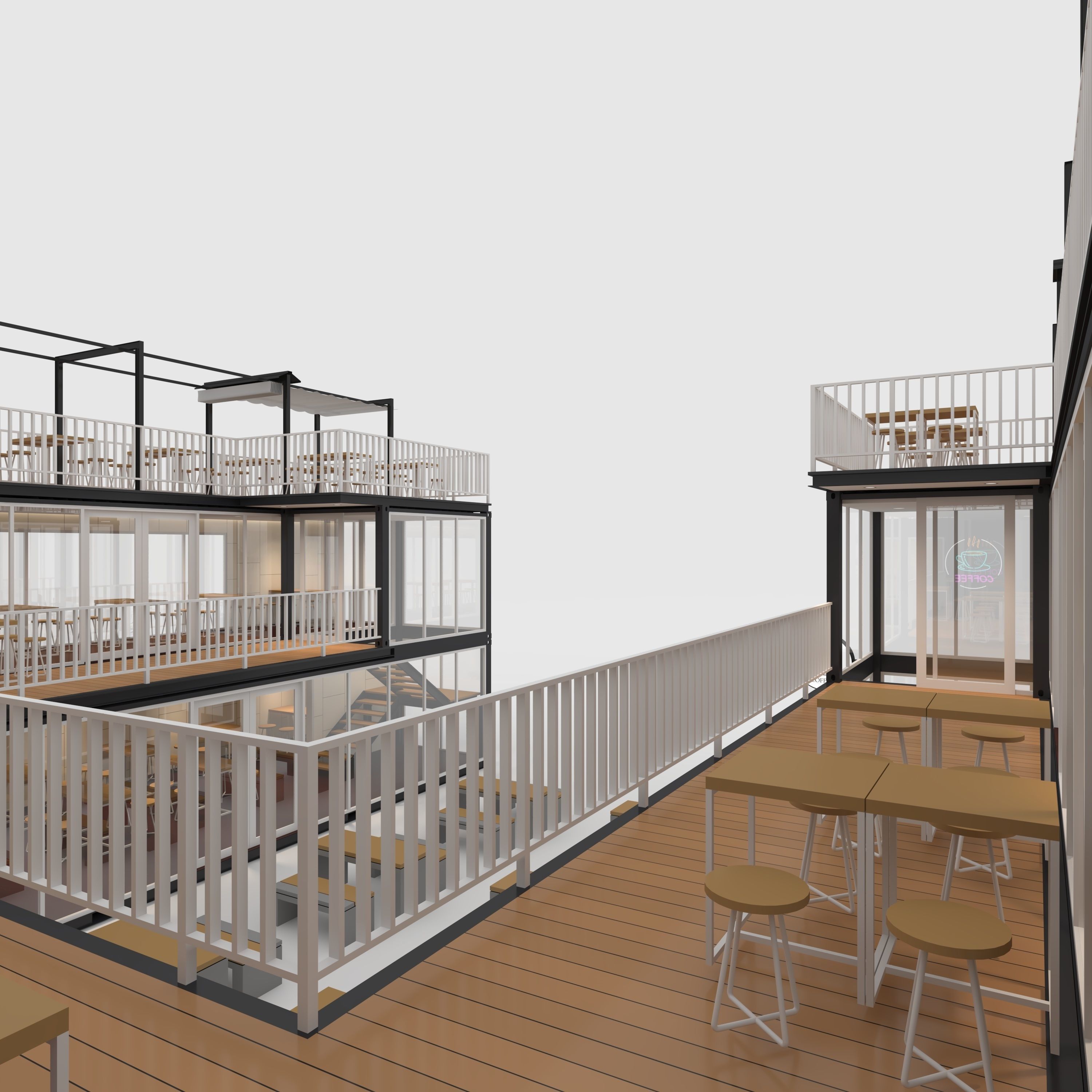 Container Cafe 4 3D model_32