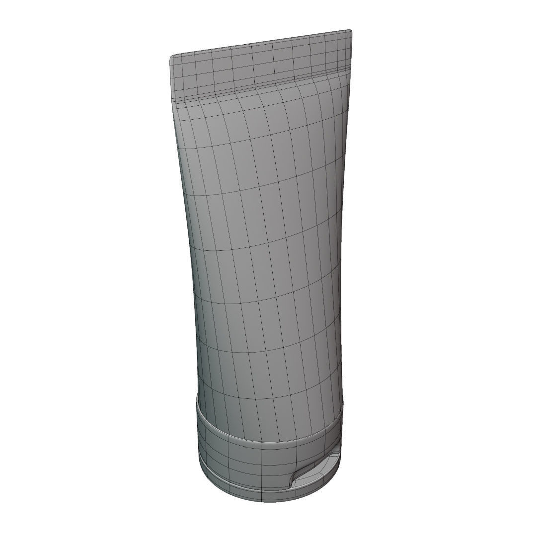Cream tube 3D model 3D model_5