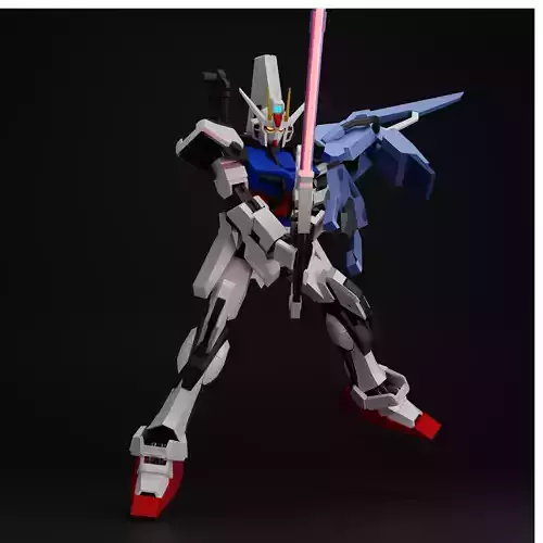 Sword Stike Gundam 3D model