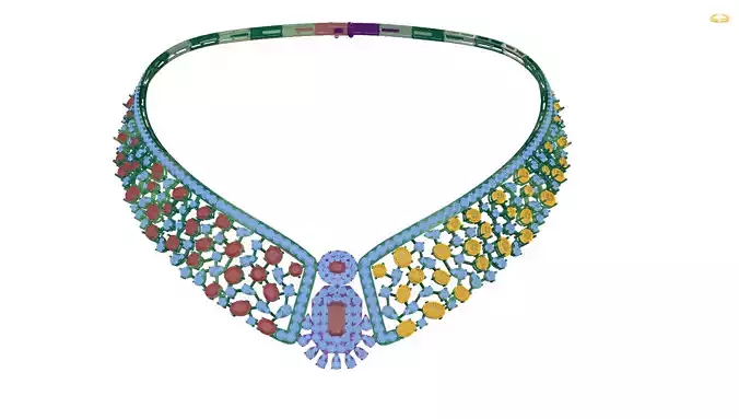 necklace colorful