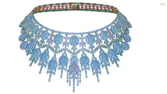necklace made of diamonds