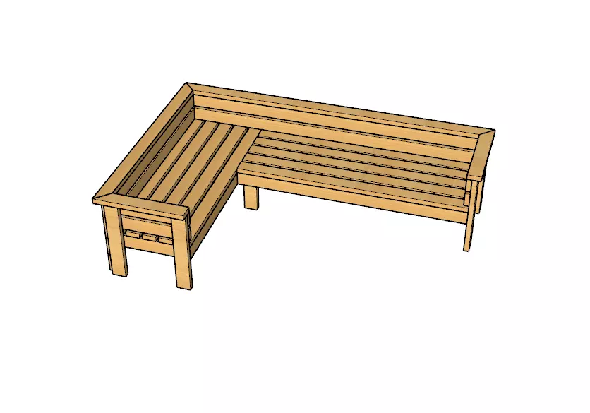 Outdoor sofa 3D model