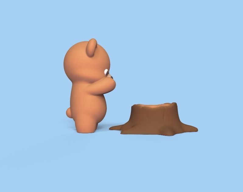 Bear Trunk 3D print model_1