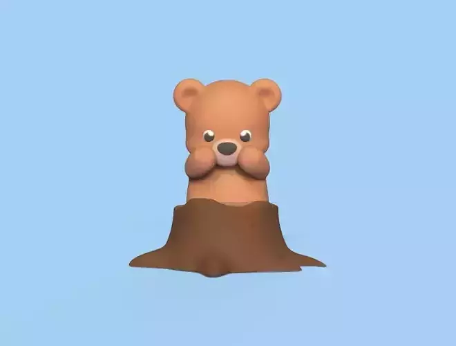 Bear Trunk 3D print model