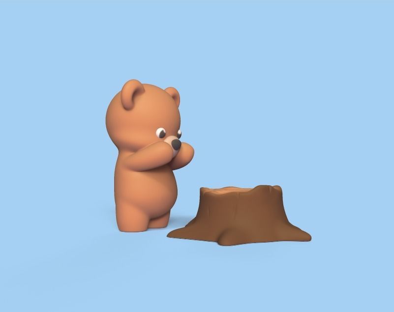 Bear Trunk 3D print model_2
