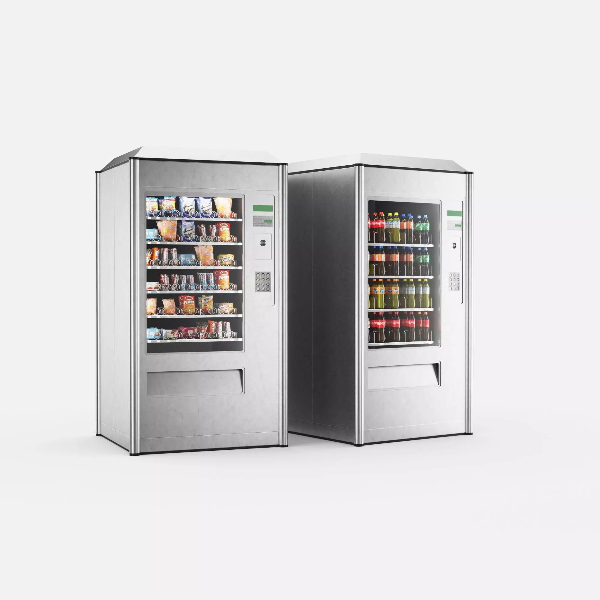 Vending machine - Dispenser - Snack and Drinks 3D model_0