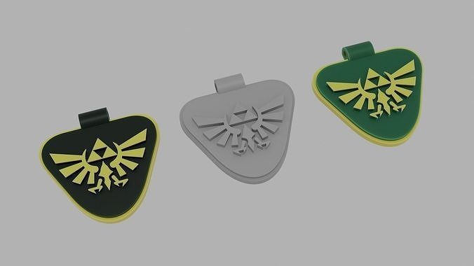 Zelda Hyrule Pendant Free 3D print model