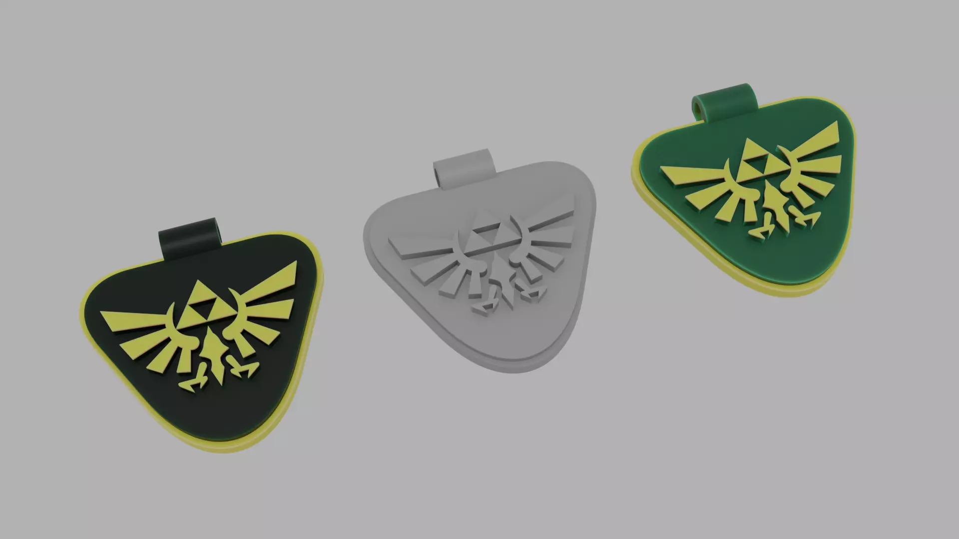 Zelda Hyrule Pendant Free 3D print model