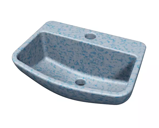 Spectacular Wash Basin Low-poly 3D model_0