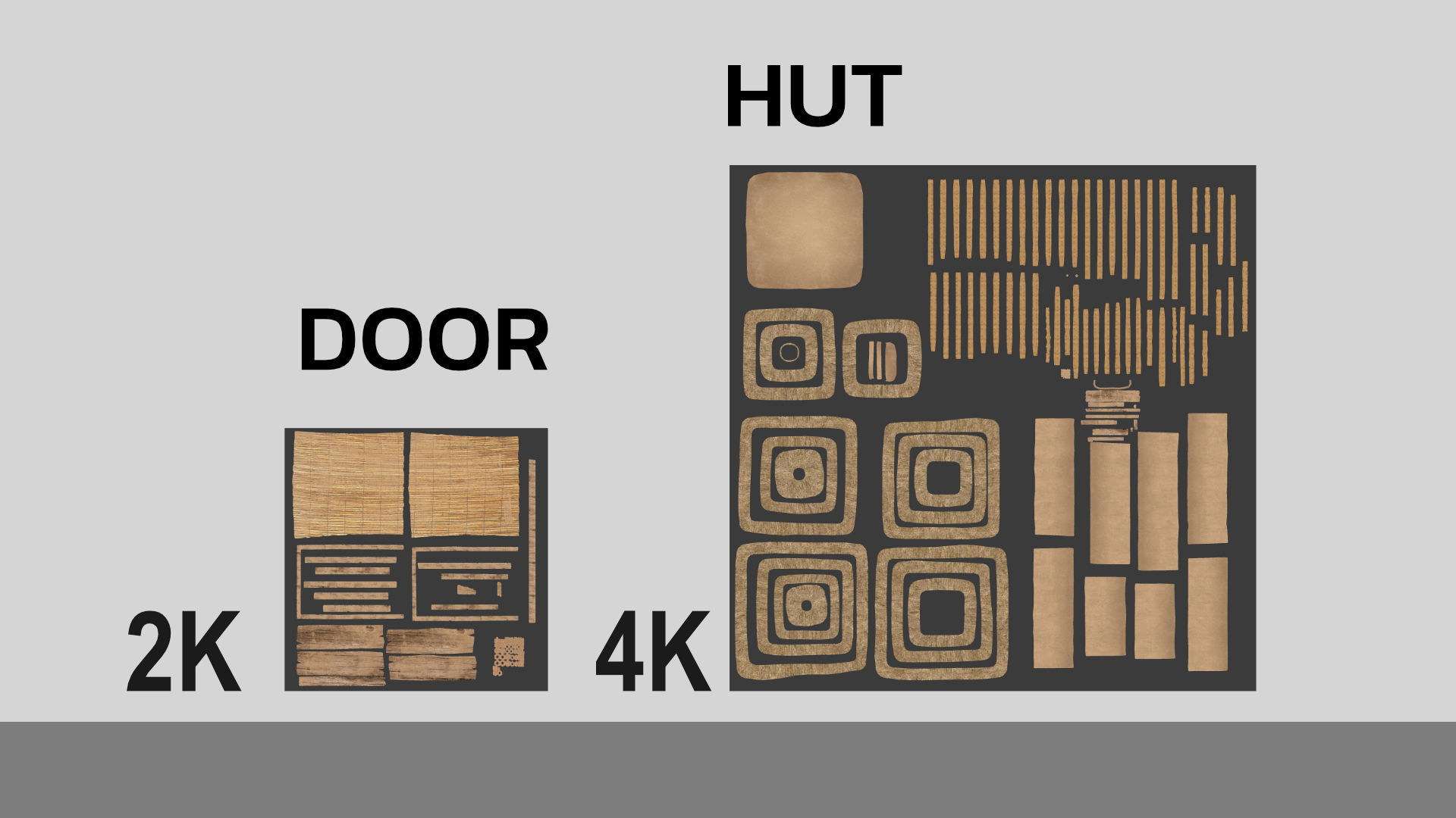 Hut house Low-poly 3D model_1