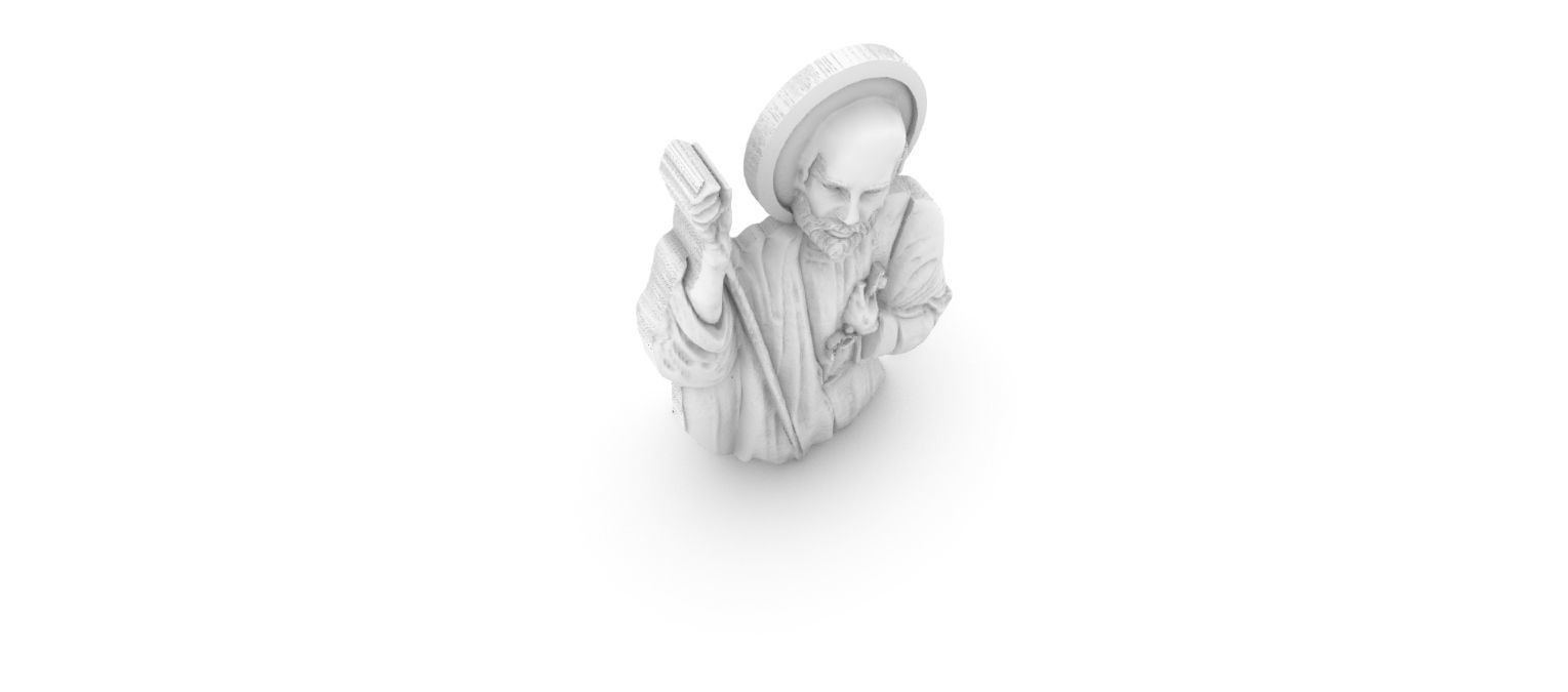 Saint Peter Sao Pedro 3D print model_10