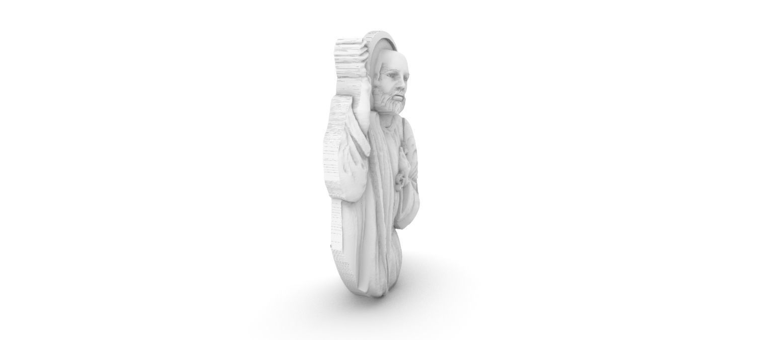Saint Peter Sao Pedro 3D print model_6