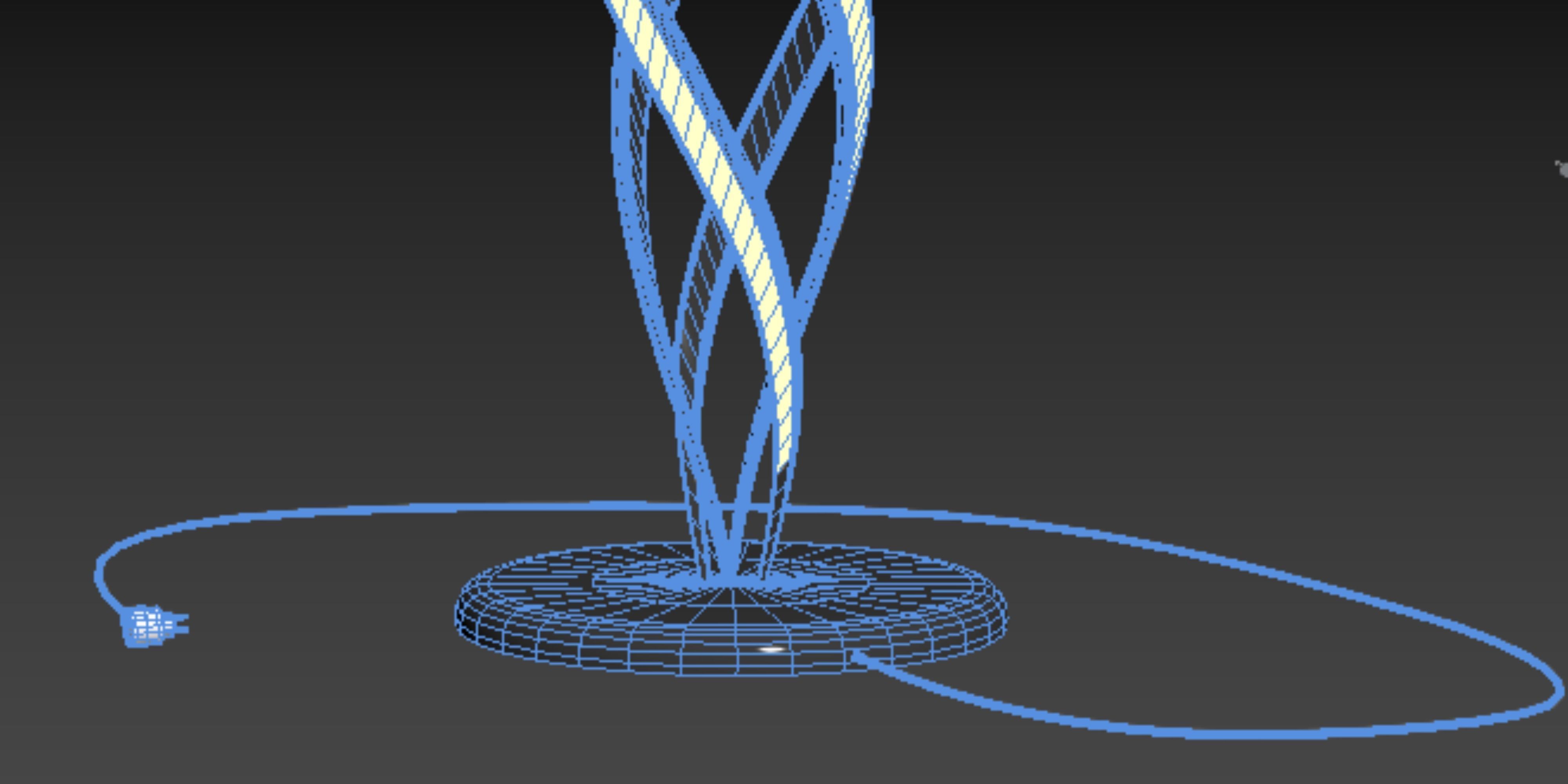Spiral lamp 3D model_5