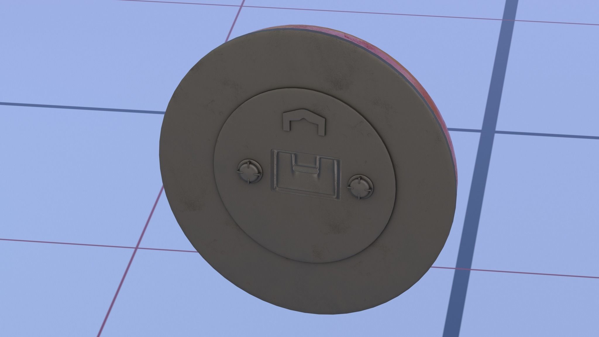 Wall clocks PBR low-poly 3D Model Low-poly 3D model_5