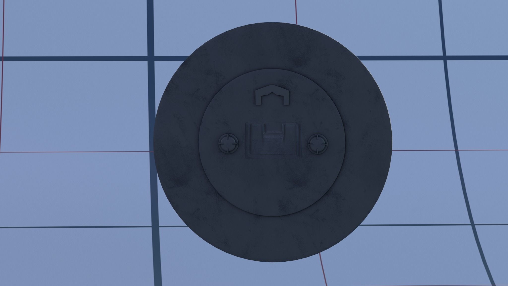 Wall clocks PBR low-poly 3D Model Low-poly 3D model_7