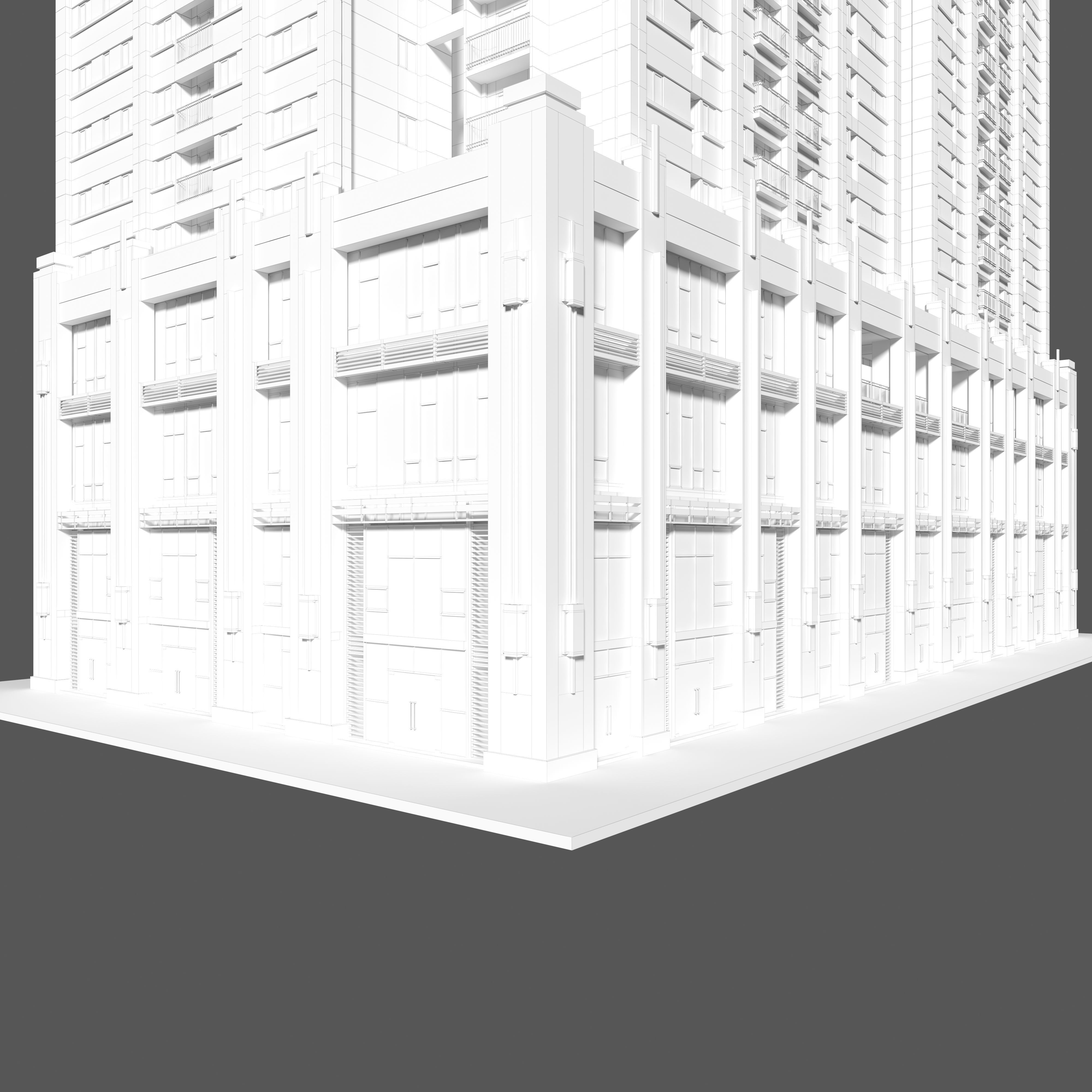 Tower Apartment 1 3D model_13