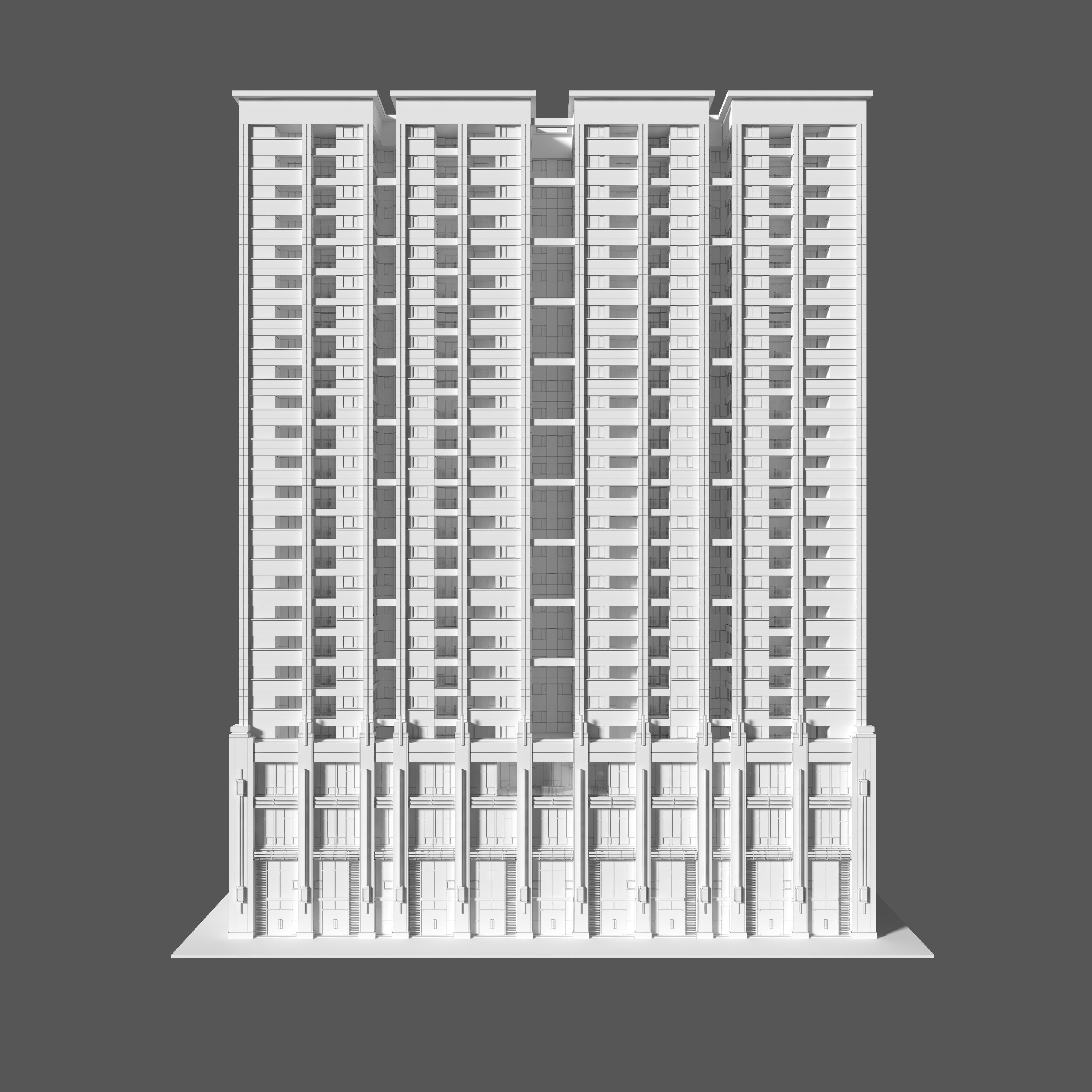 Tower Apartment 1 3D model_9