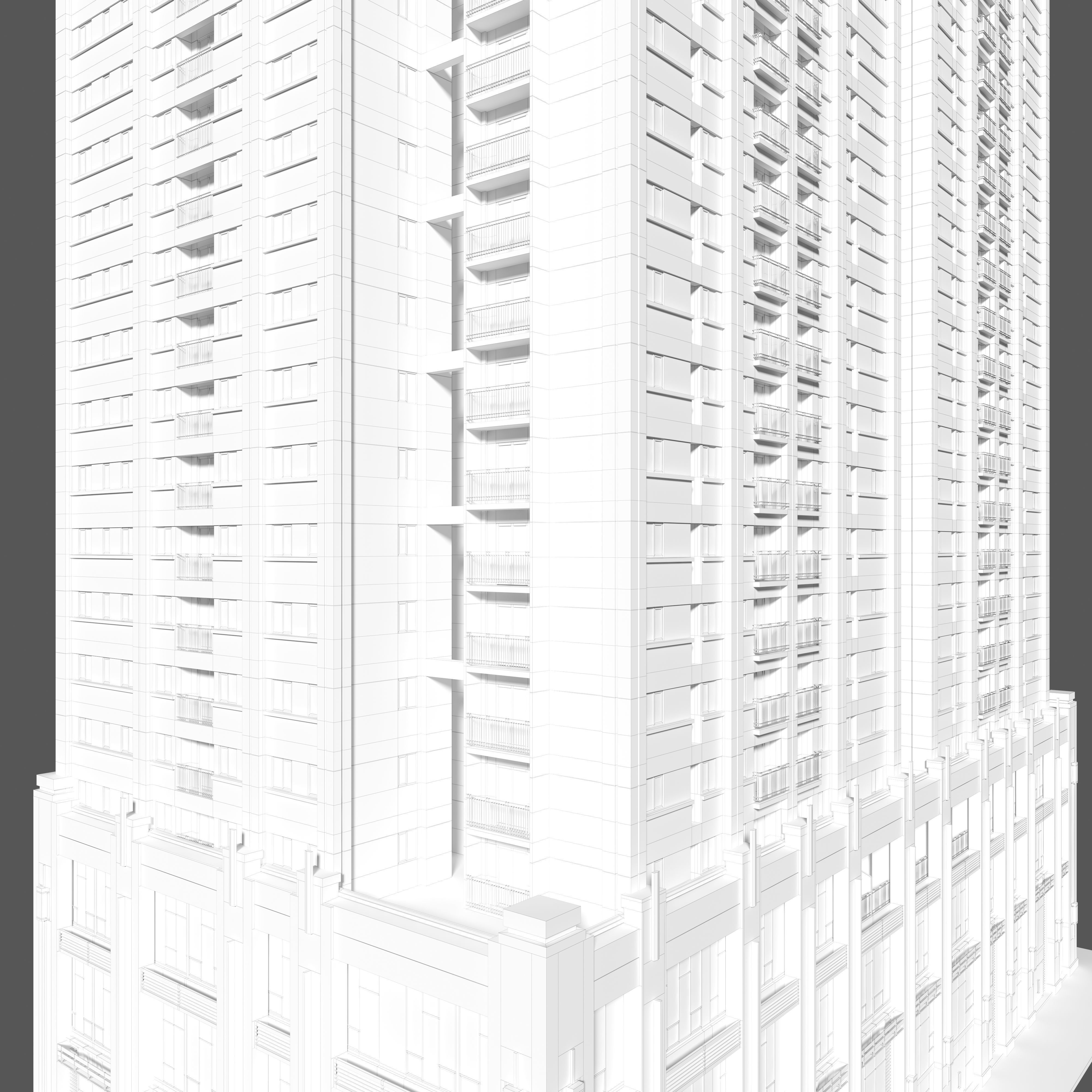 Tower Apartment 1 3D model_15