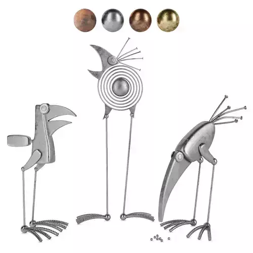 Decorative Birds Sculptures Vol-4