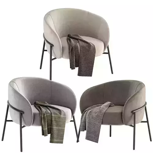 RIMO armchair by parla 3D model