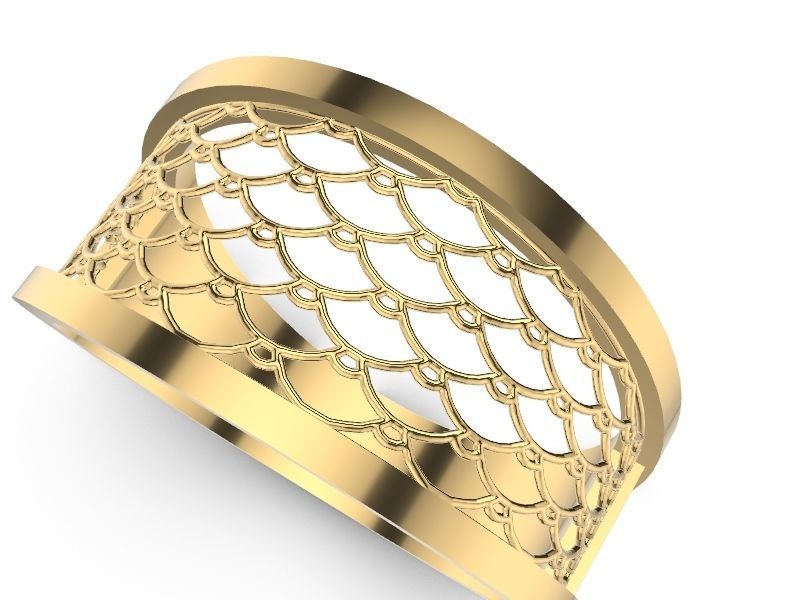 15 CONTEMPORARY JALI RINGS STL VERIFIED 3D print model_44