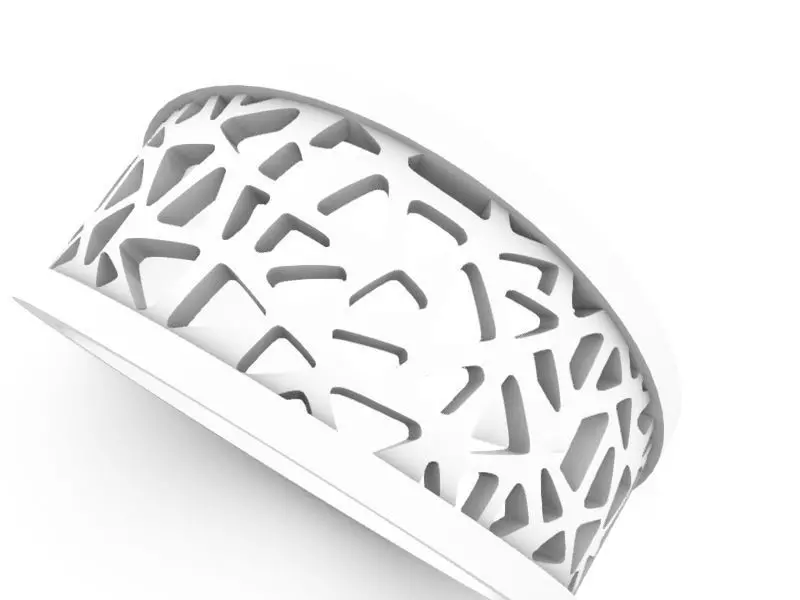 15 CONTEMPORARY JALI RINGS STL VERIFIED 3D print model_0